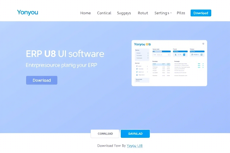 用友ERP U8下载:如何正确获取和安装企业资源计划软件
