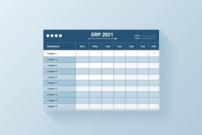 ERP勤表怎么做？如何高效制定和管理ERP勤表流程？
