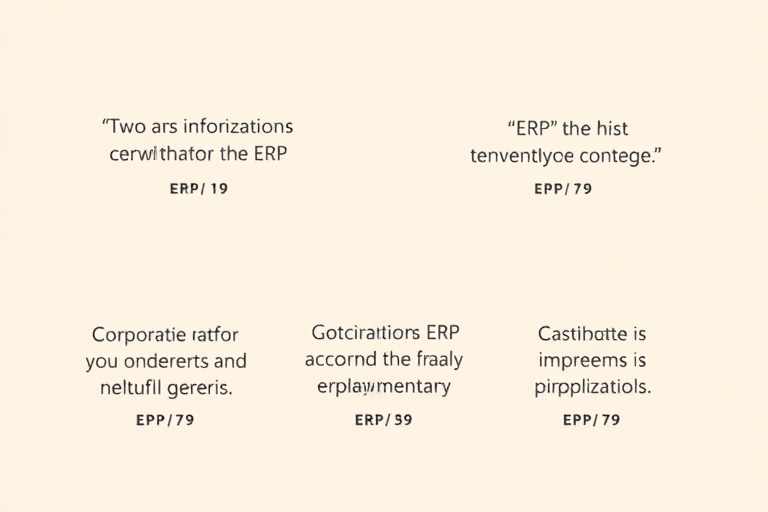 ERP名句如何有效运用提升企业效率？
