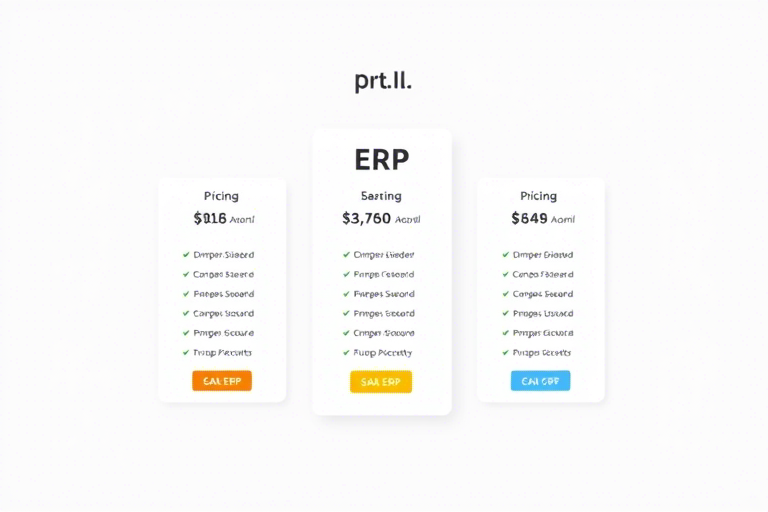 ERP系统价格如何确定?企业选型时应考虑哪些关键因素?