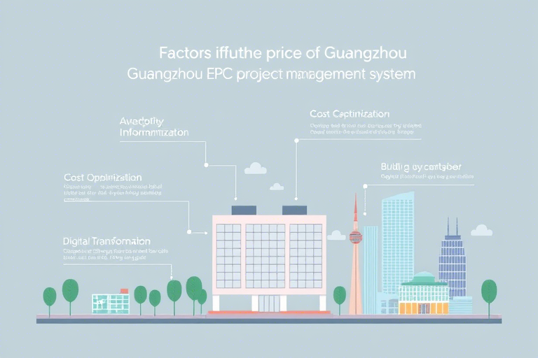 广州EPC工程管理系统价格怎么定？影响因素与成本优化策略全解析