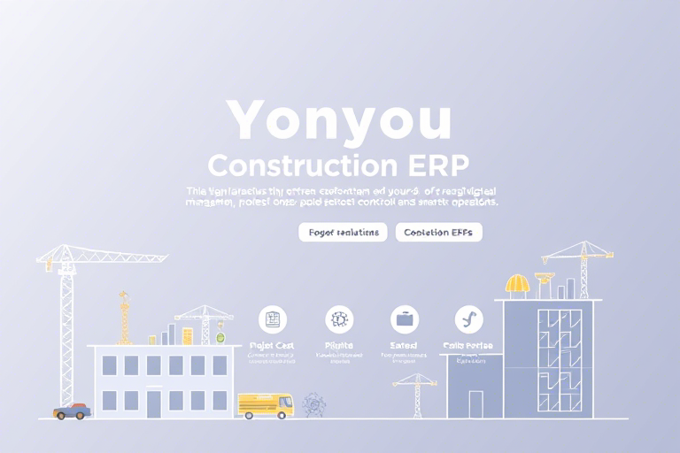 用友建筑工程ERP管理系统如何助力企业实现精细化管理与数字化转型