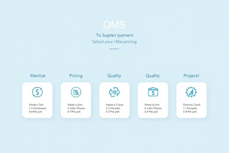 QMS品质管理系统工程价格怎么定？如何合理控制项目成本与效益？