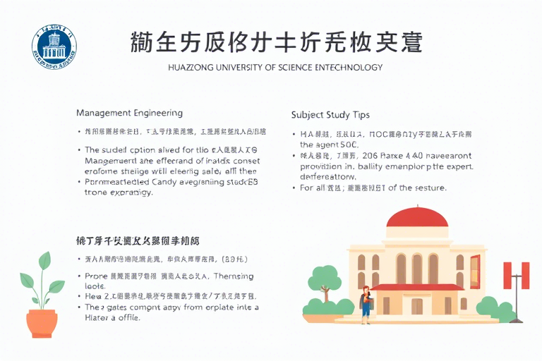 华科管理系统工程考研怎么准备？高效备考策略与经验分享