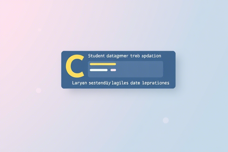C语言学籍管理系统工程项目怎么做?从零开始构建完整学生信息管理平台