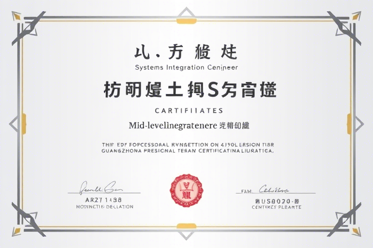 广州系统集成管理工程师电子版证书如何获取与验证？