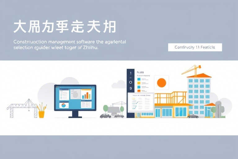 施工管理软件知乎上怎么选？这些避坑指南你必须知道！