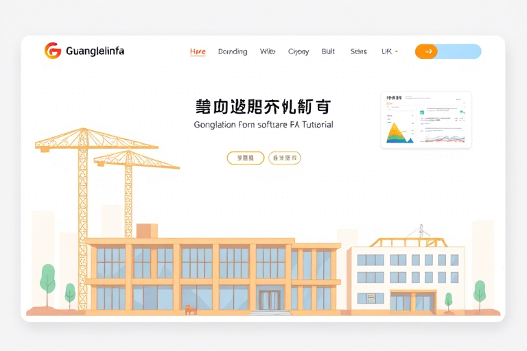 广联达施工软件下载怎么操作？新手入门指南与常见问题全解析