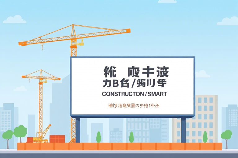 广州施工标牌设计软件如何助力高效工地管理与安全合规