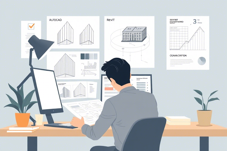 自学建筑施工图软件怎么做？零基础如何高效掌握BIM与CAD技能？