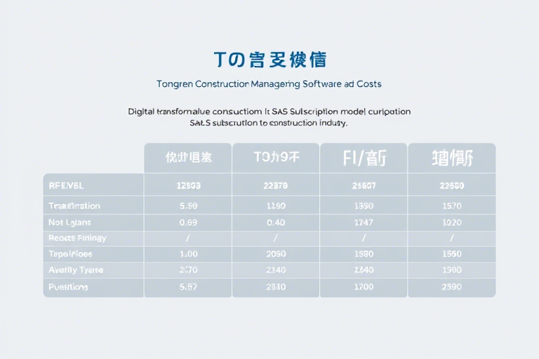 铜仁施工管理软件费用怎么算？如何选择性价比高的解决方案？