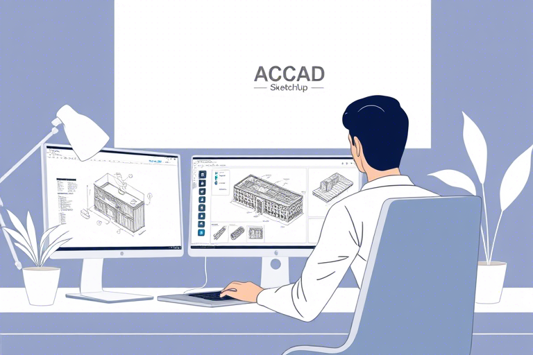 哪个软件画施工图最快？BIM、CAD还是SketchUp？专业设计师亲测对比
