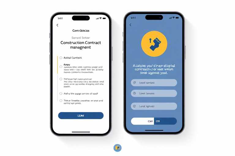 公路施工合同格式软件app怎么设计才能高效合规？