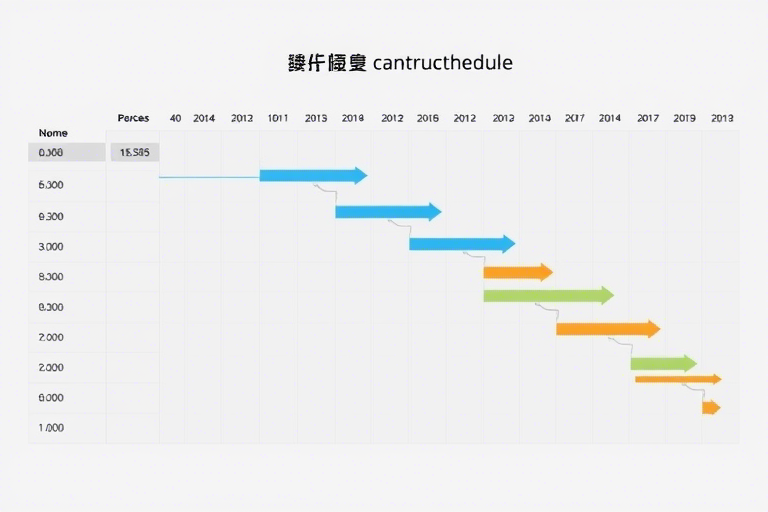 软件怎么画施工横道图片？掌握这5步轻松搞定项目进度可视化
