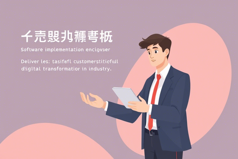 软件实施工程师海安：如何高效完成项目交付与客户满意度提升