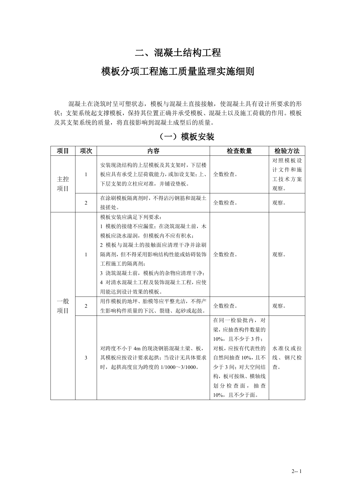 2-模板工程监理实施细则(手册)7-28 第 1 页