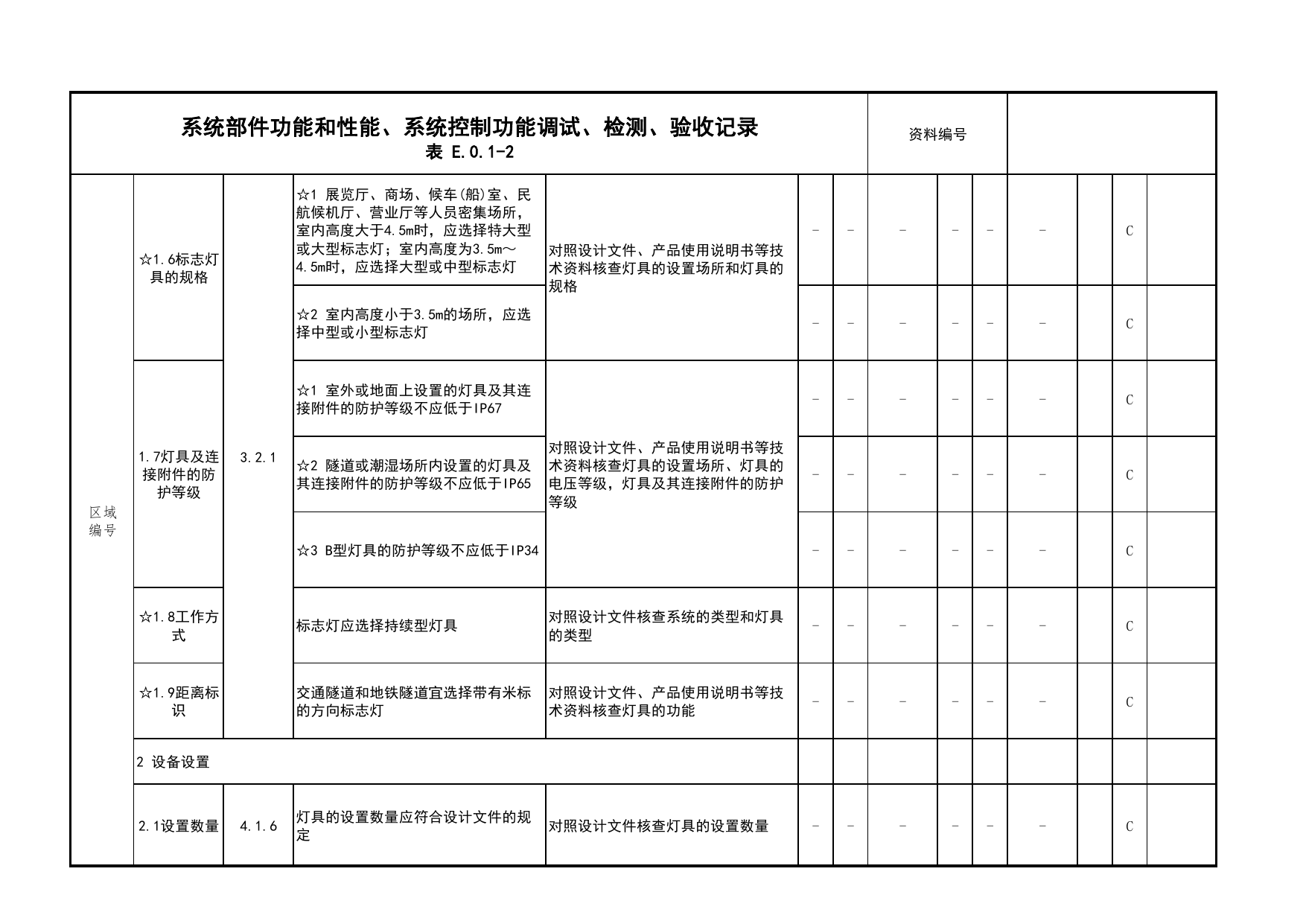 系统部件功能和性能、系统控制功能调试、检测、验收记录_01消防电源及配电分项_05消防电气和火灾自动报警系统_消防工程施工质量查验资料_北京市建筑工程资料管理规程 DB11∕T695-2025 第 3 页